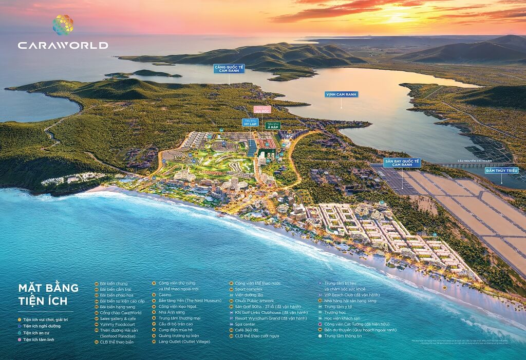 Tiện ích Caraworld Cam Ranh: Trải nghiệm một điểm đến trọn thế giới