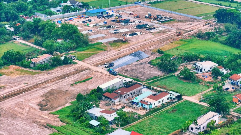 tien do ha tang giao thong den vinhomes green city